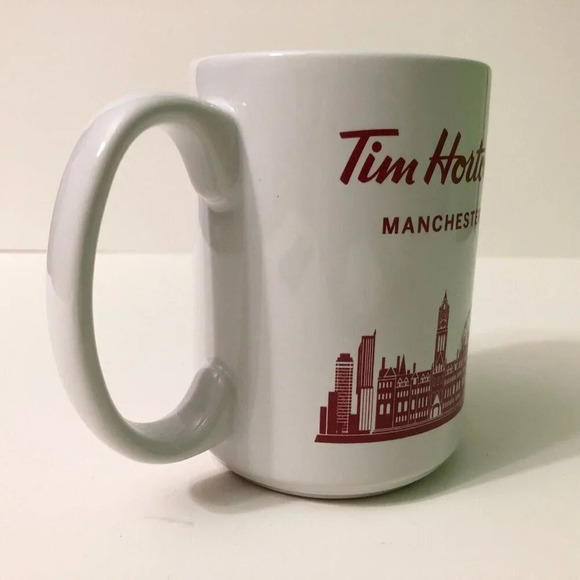 Tim  Hortons Manchester UK Mug Tea Coffee Cup - Picture 7 of 14